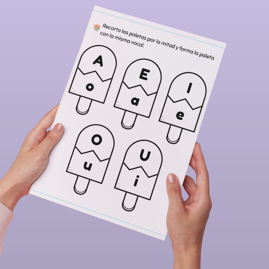 Librito Recortable de Vocales