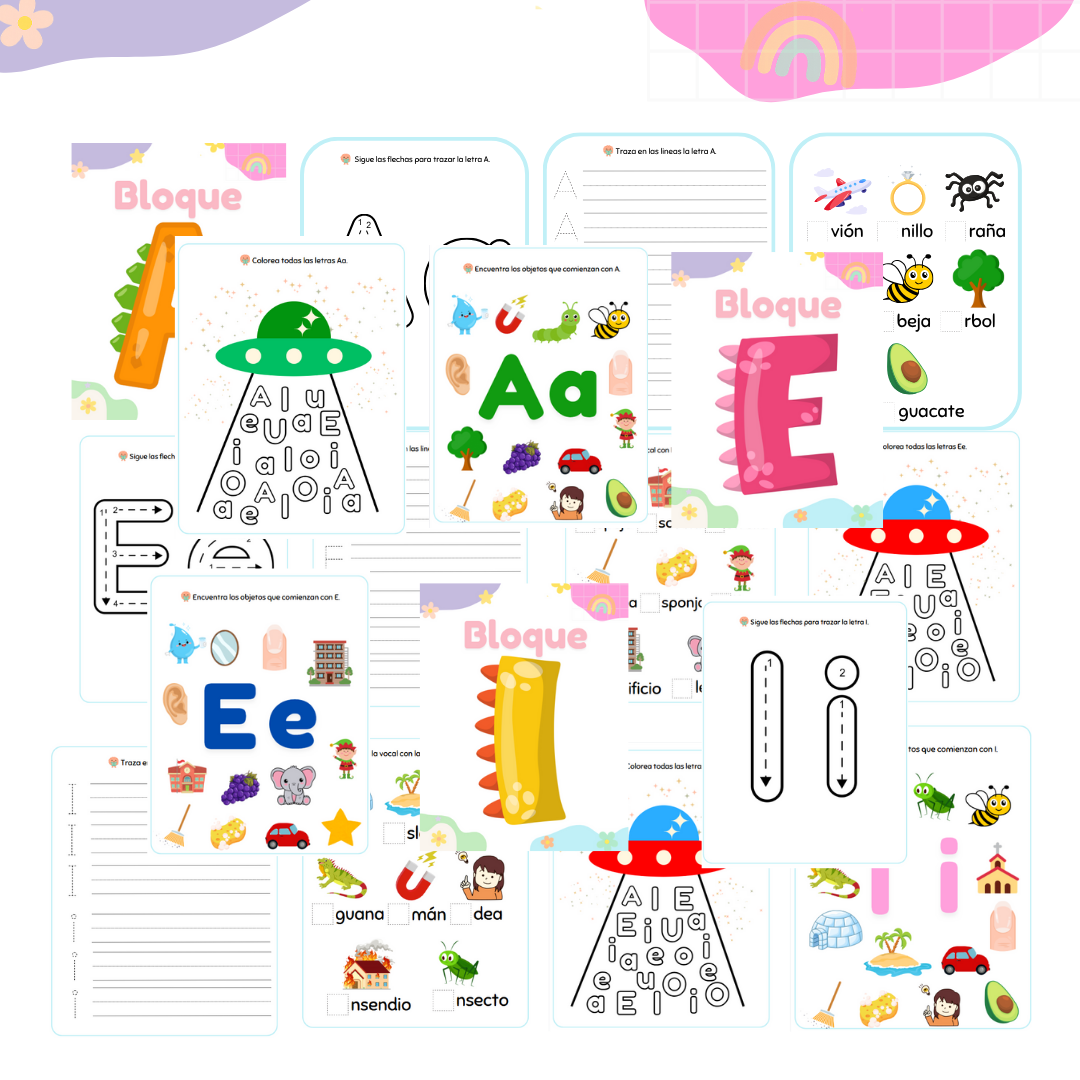 Librito Trazable de Vocales