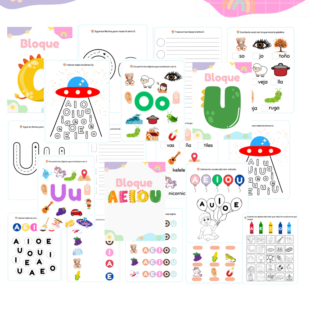 Librito Trazable de Vocales