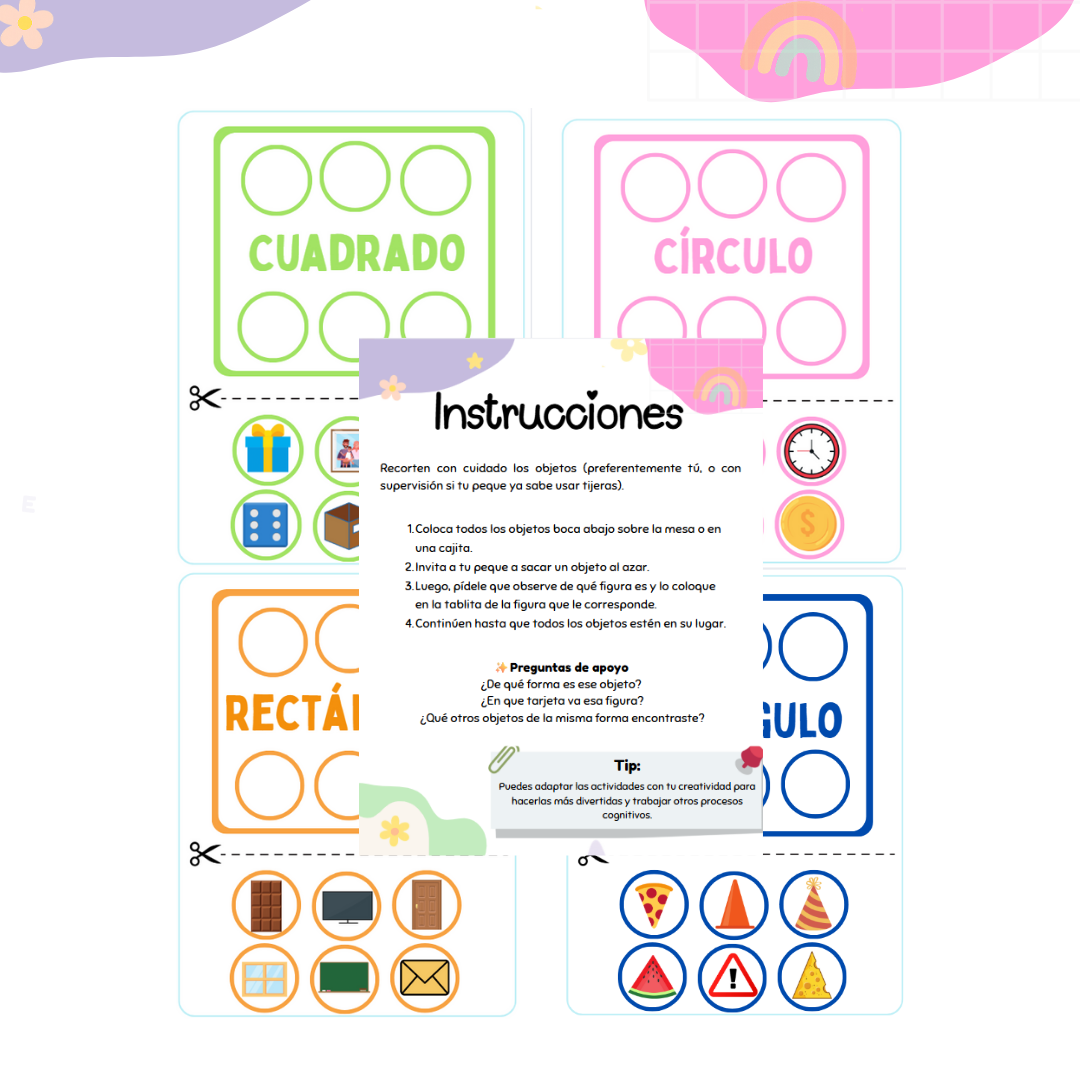 Tarjetas Visuales de Figuras