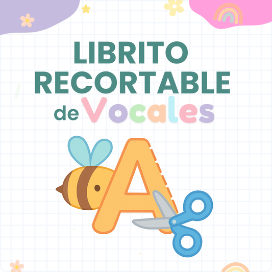 Librito Recortable de Vocales